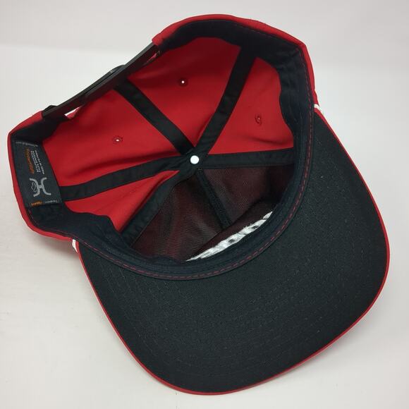 Hooey Brands Snapback 5 Panel Cap Red One Size Adjustable Embroidered 5 Panel - Picture 7 of 9